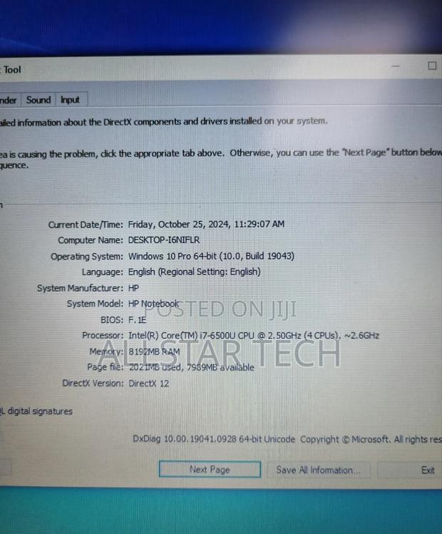 Laptop HP 15-Dw0037wm 8GB Intel Core I7 HDD 1T - thumbnail 6