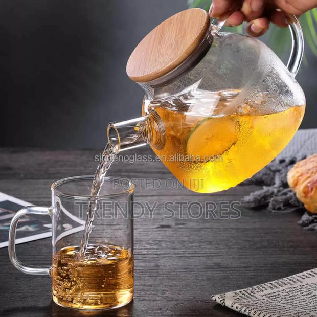 High Borosillicate 1500ml Glass Teapot - main view