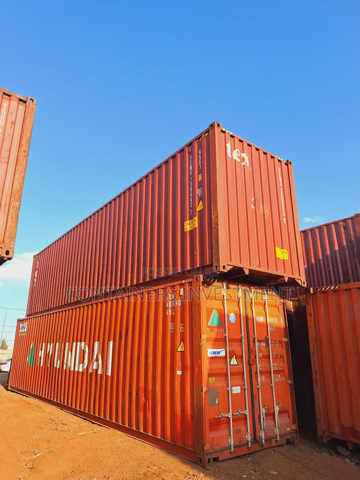 40ft Empty Containers Available- Get a Legit Container Here