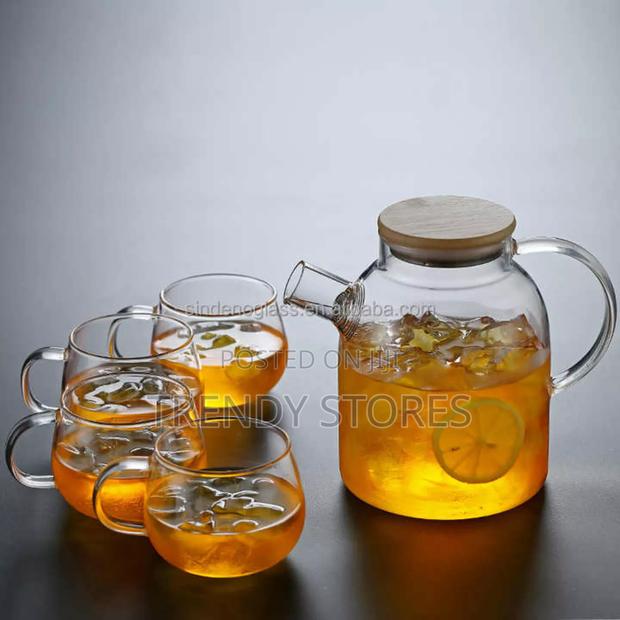 High Borosillicate 1800ml Glass Teapot - main view