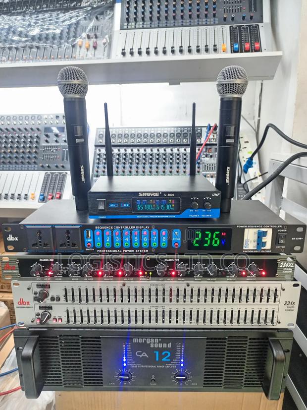 Complete PA System Machine/Soundcraft Mixer Ca12 Amplifier - thumbnail 2
