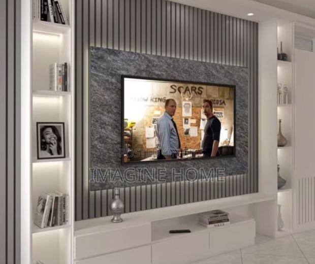 Grey Marble Sheets, Fluted Wall Panels - main view