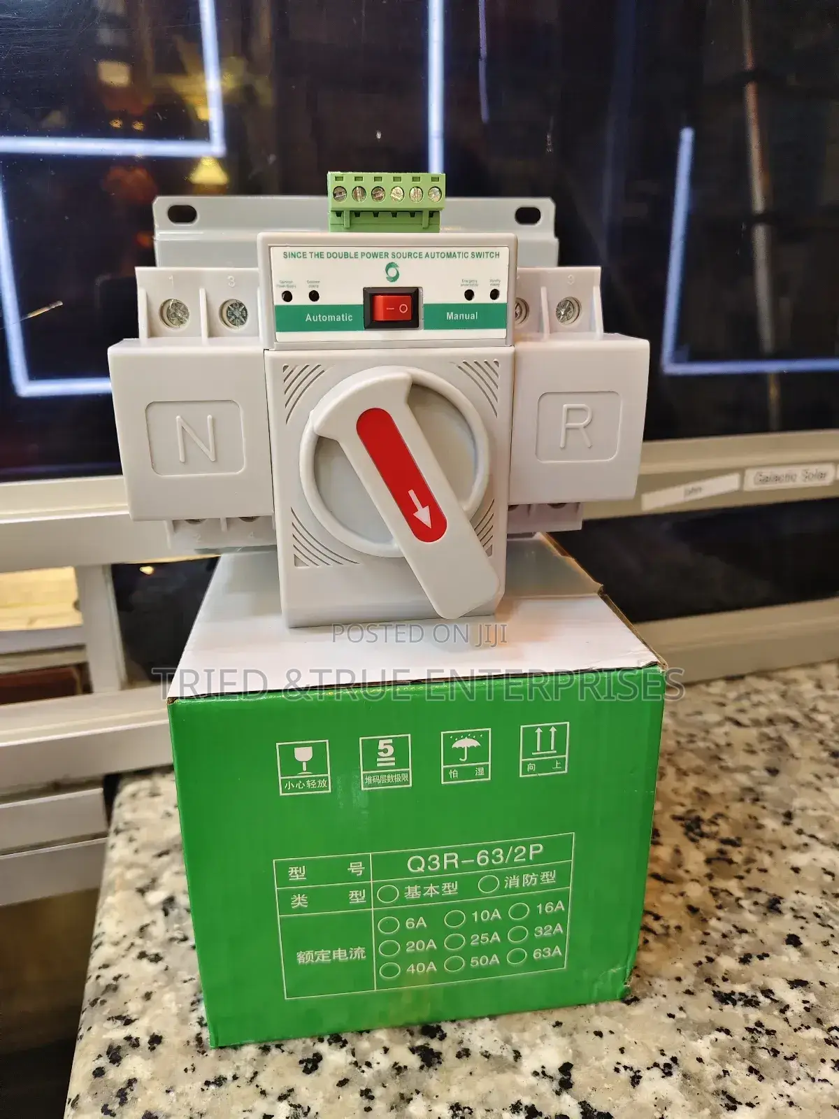 Changeover Automatic/Manual 63amps Changeover Switch