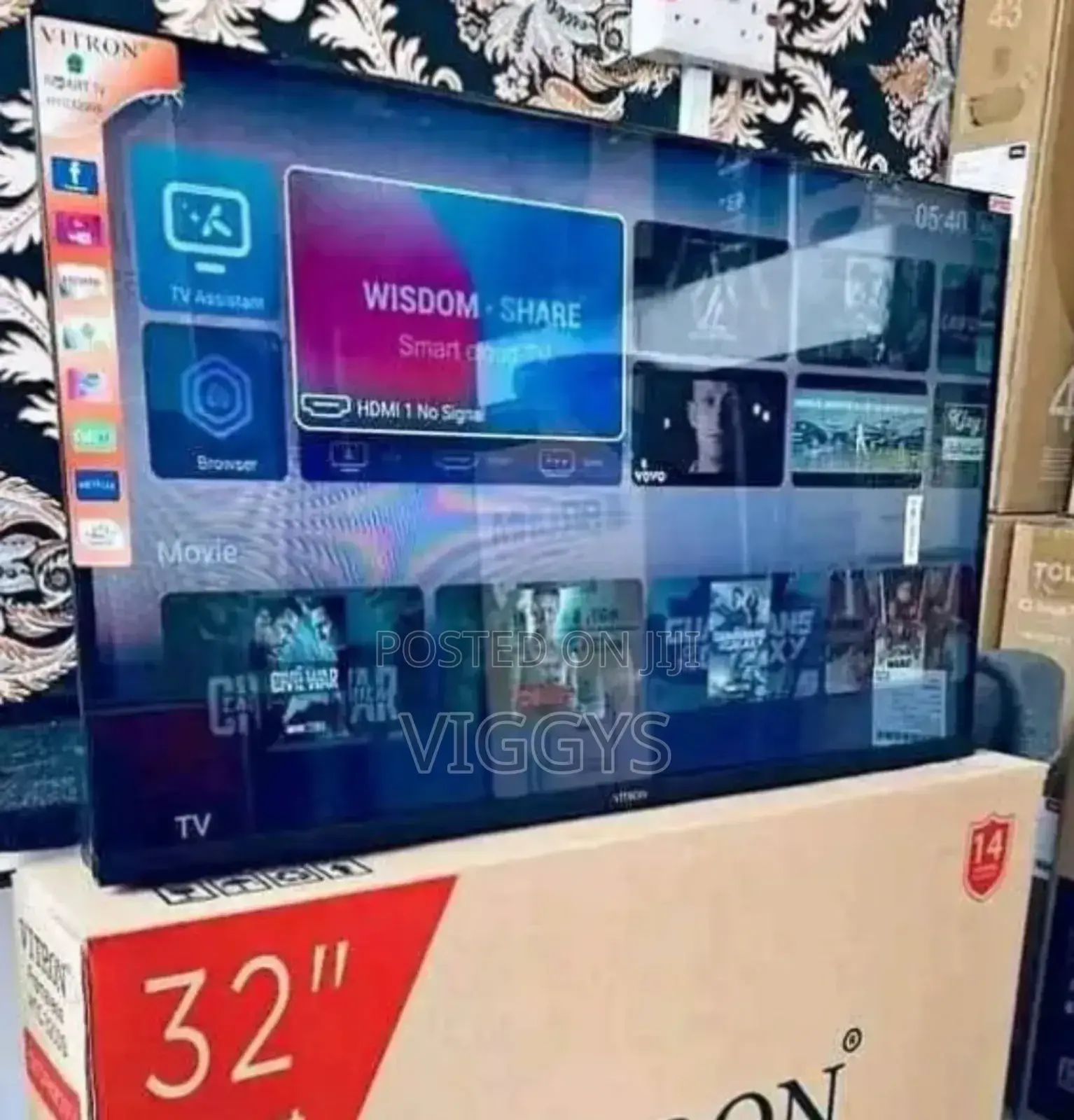 Good Working Frameless 32 Inch Smart TV G-66