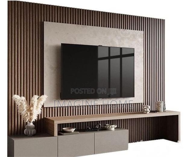 Marble Sheets, Fluted Wall Panels Brown Color