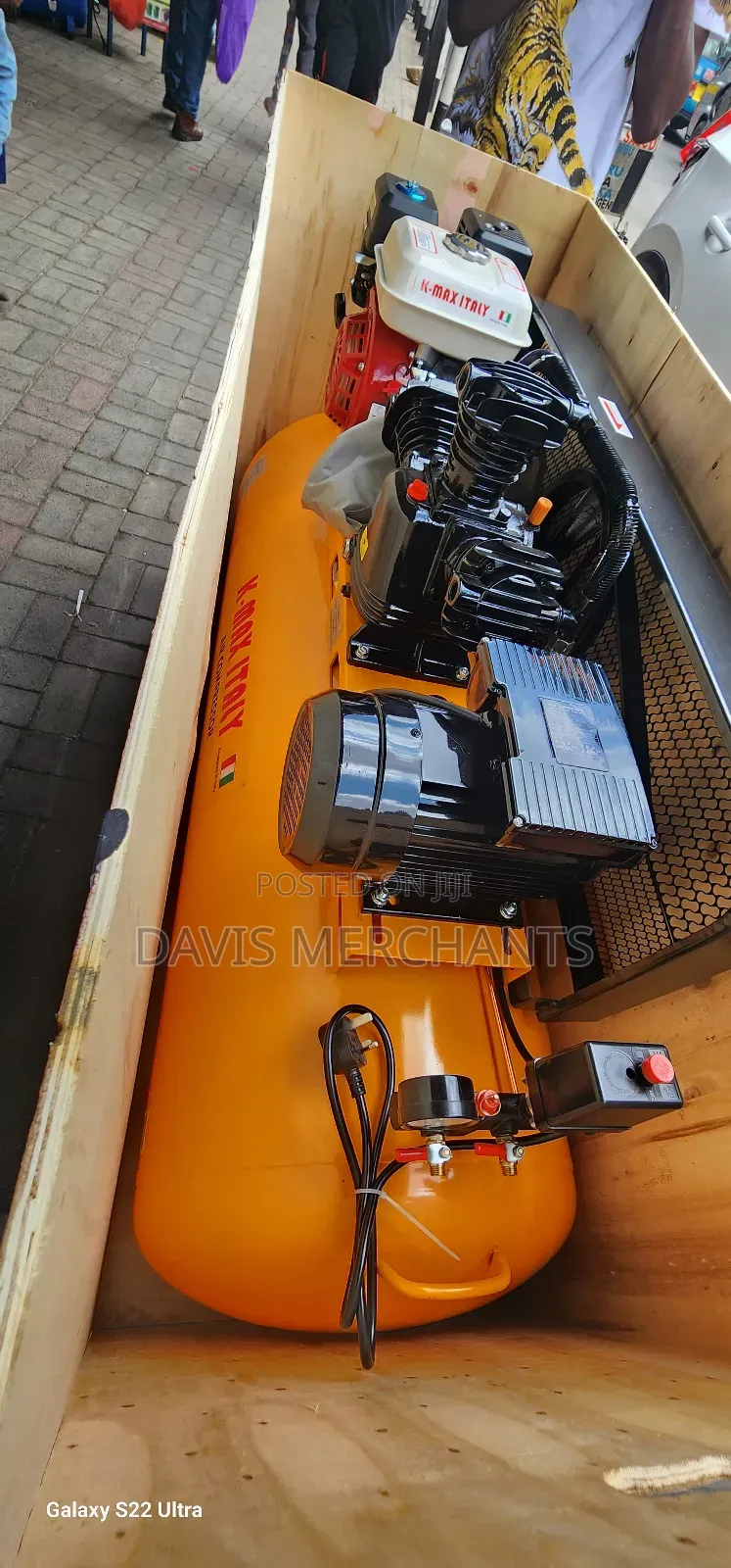Air Compressor Machine 300l Capacity Petrol and Electric