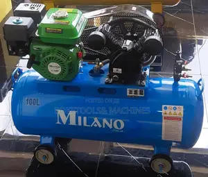 Milano Italia Compressor Double Piston With 7.5hp Engine