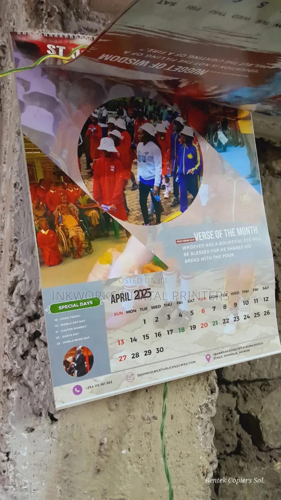 A2 Big Wall Calendars Printing for 2025