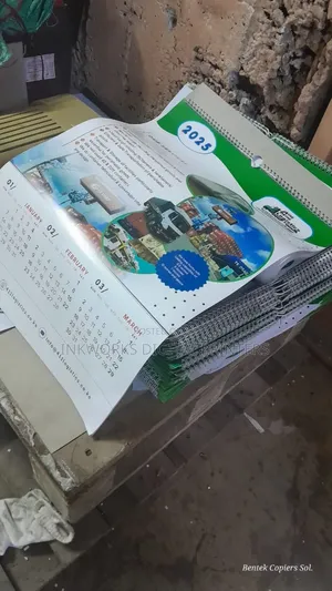 A2 Calendars Printing Full Color High Quality Printing