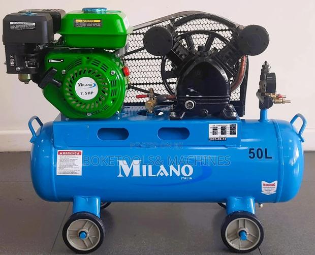 Milano Double Piston 7.5hp Engine 50L Compressor - main view