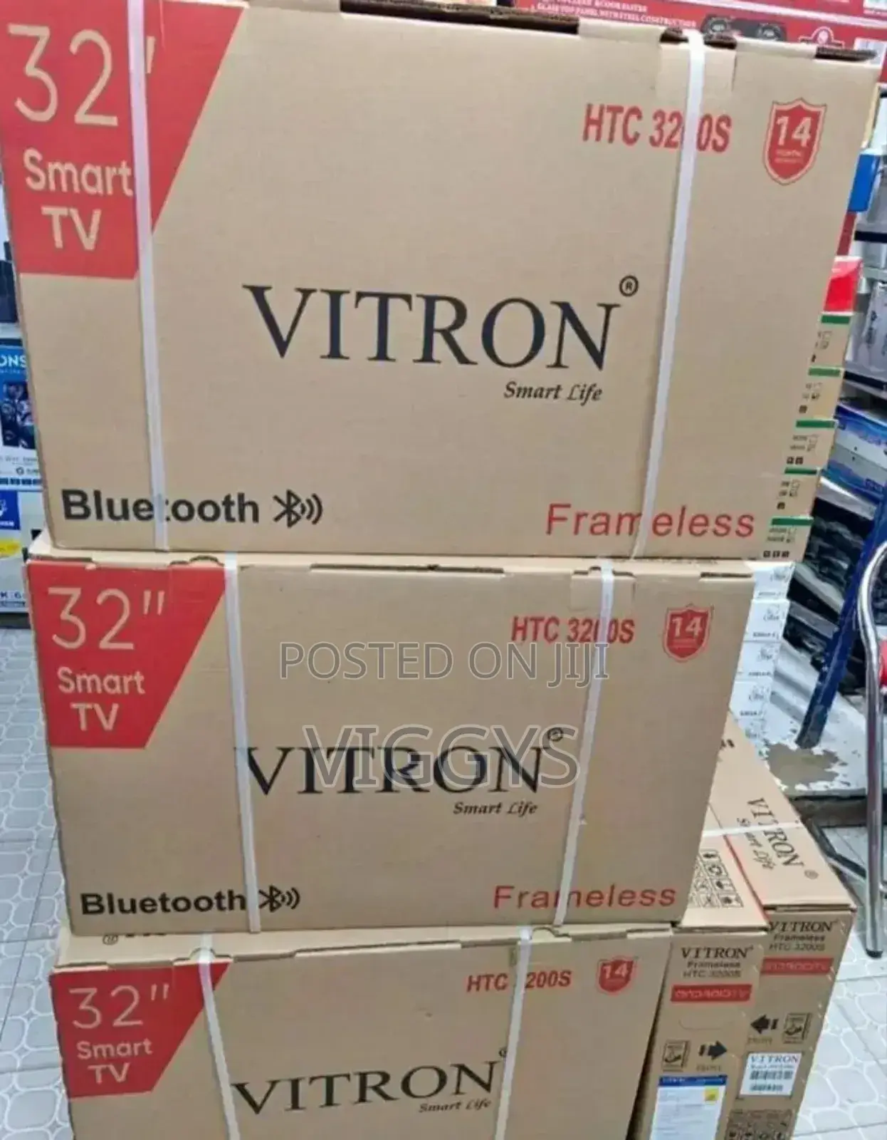 32 Inch Vitron Smart Tv Frameless F-65
