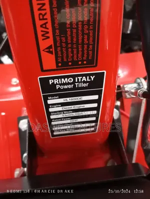 Walking Tractor 16hp With Key Start