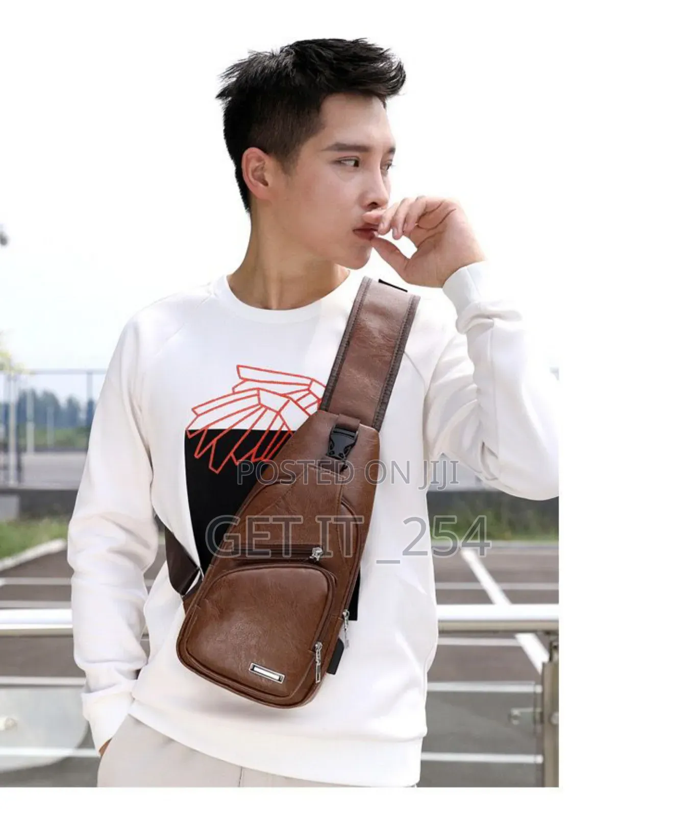 _Leather Chest Bags_ _In Stock Fully _