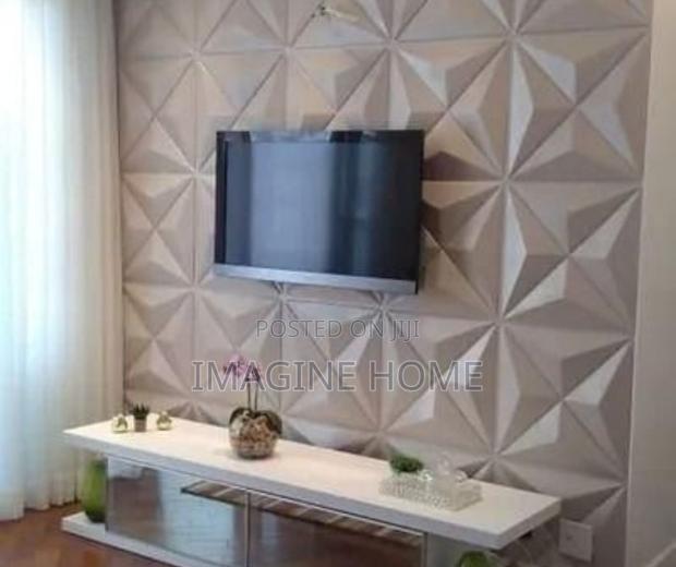 White Shade 3D Wall Panels - main view