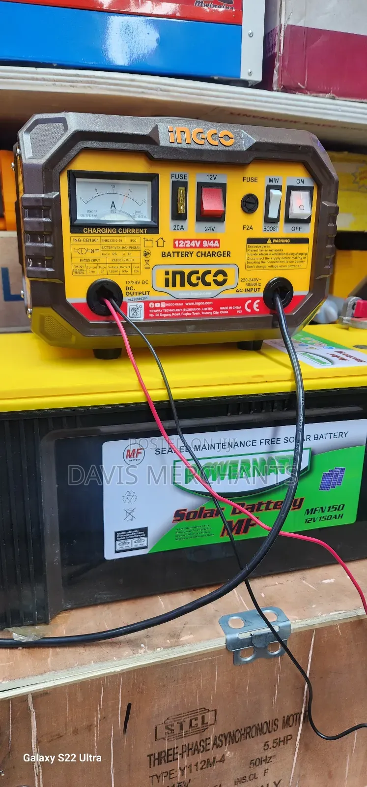 Battery Charger Machine 12v/24v