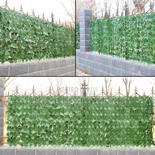 Modern Artificial Green Fence - main view