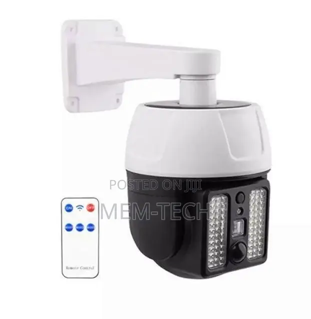Solar Light Solar Powered Simulation Monitoring Dummy Camera