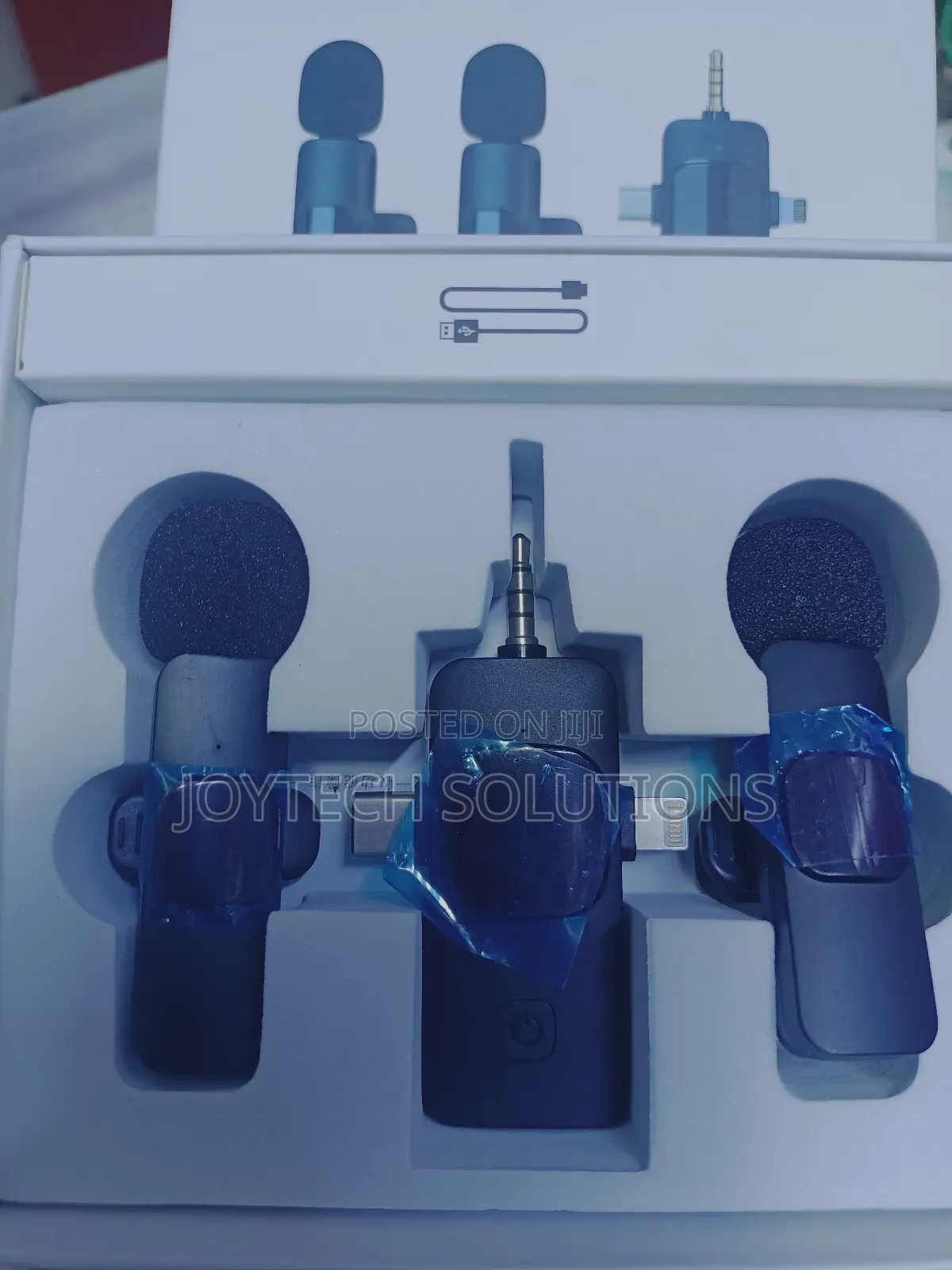 Wireless Microphone Clip-on 3in1 Lavalier Mic