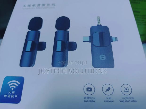 Wireless Microphone Clip-on 3in1 Lavalier Mic - thumbnail 2