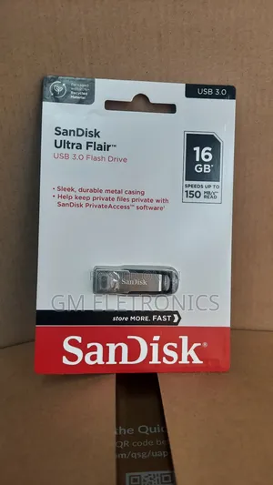 The Sandisk Ultra Flair Usb 3.0 Flash Drive, Class 10.( New)