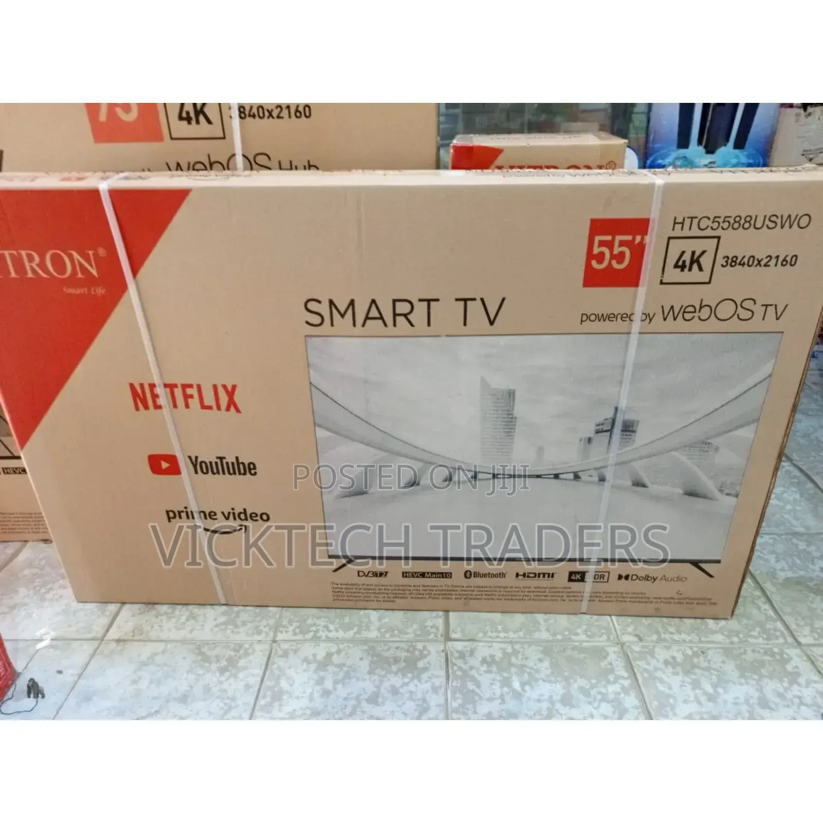 Vitron 55" HTC-5588USWO Android, Smart and Frameless TV