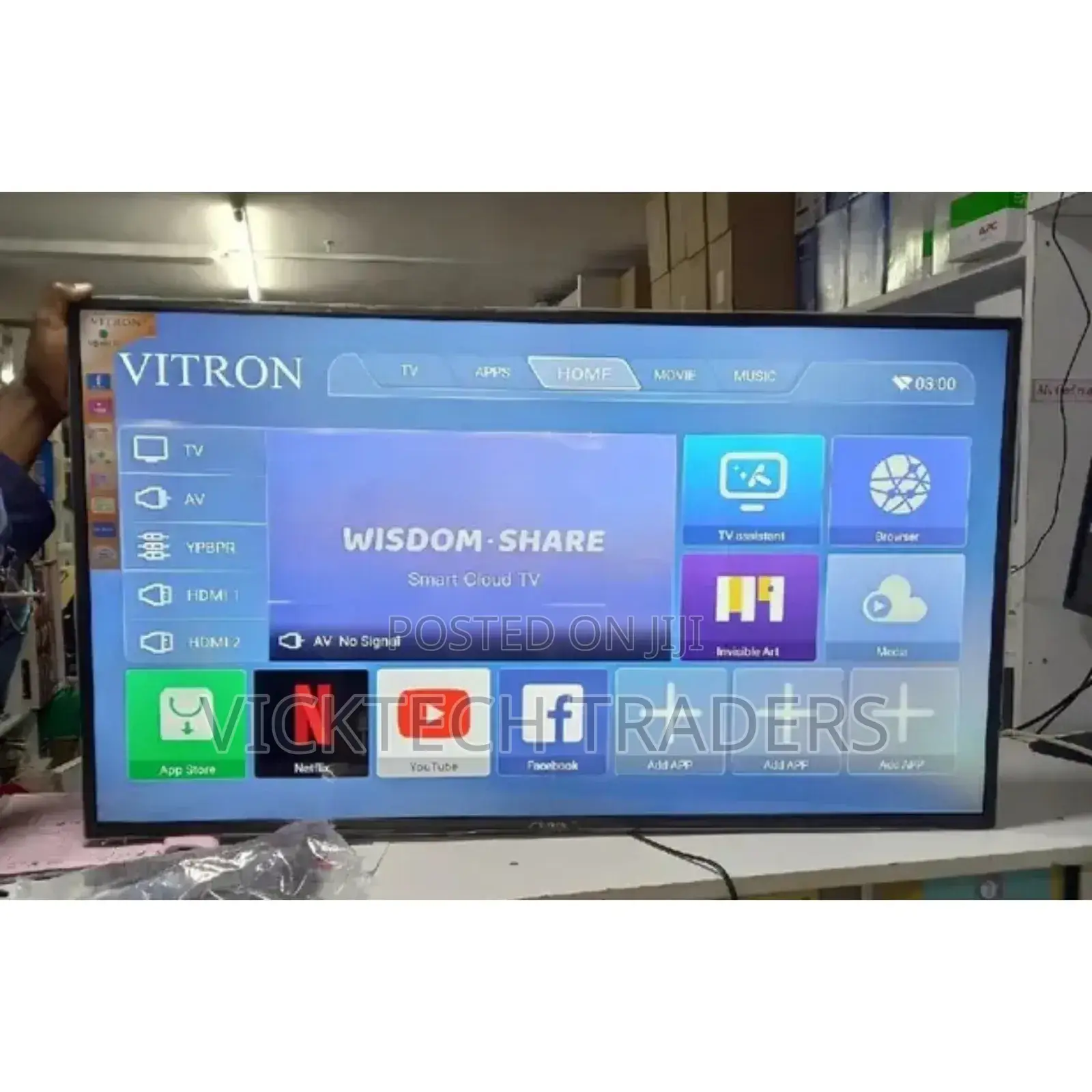 Vitron 55" HTC-5588USWO Android, Smart and Frameless TV
