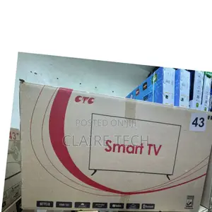 New CTC 43 Inches Smart Android Flameless Tv