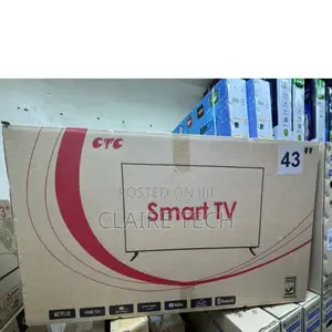 New CTC 43 Inches Smart Android Flameless Tv