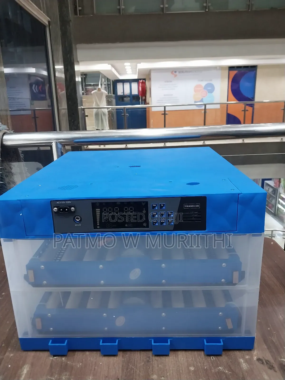 Egg Incubator, Premier 128eggs Incubator AC/DC