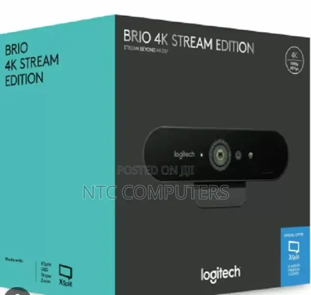 Logitech Brio Stream Edition Webcam - Black - Usb