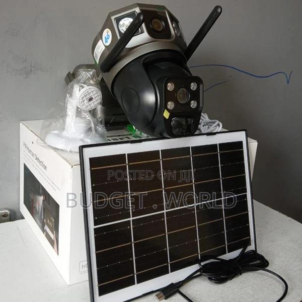 Battery Security, V380pro 3 Lenses, 4g Sim Solar CCTV