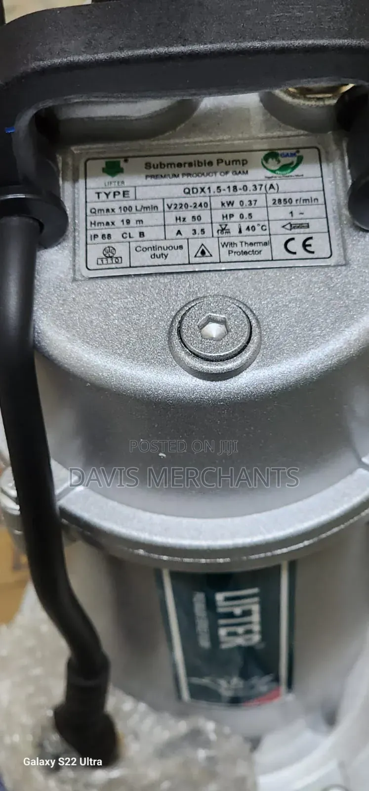 New Arrival for 1HP Lifter Pump