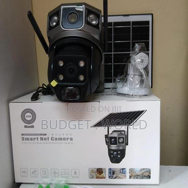 3 Lenses, 4g Sim Vts02-4g V380 4mp Outdoor CCTV Camera