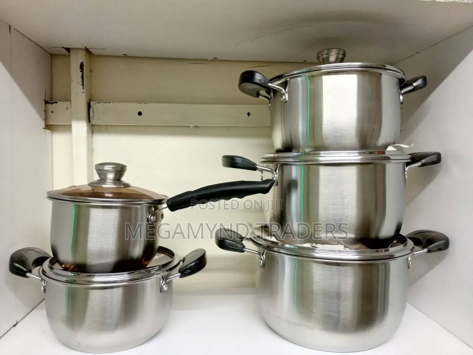 10pc Stainless Steel Induction Sufuria /Cookware Set