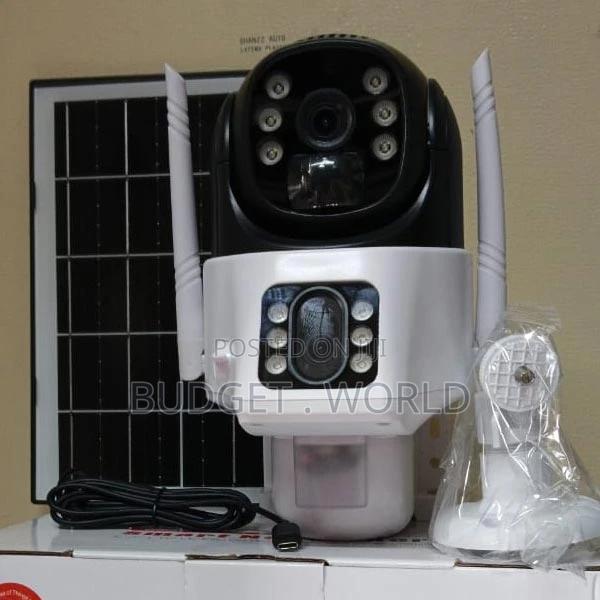 Two Lens Smart 4g Solar Powered Battery Ip PTZ Security