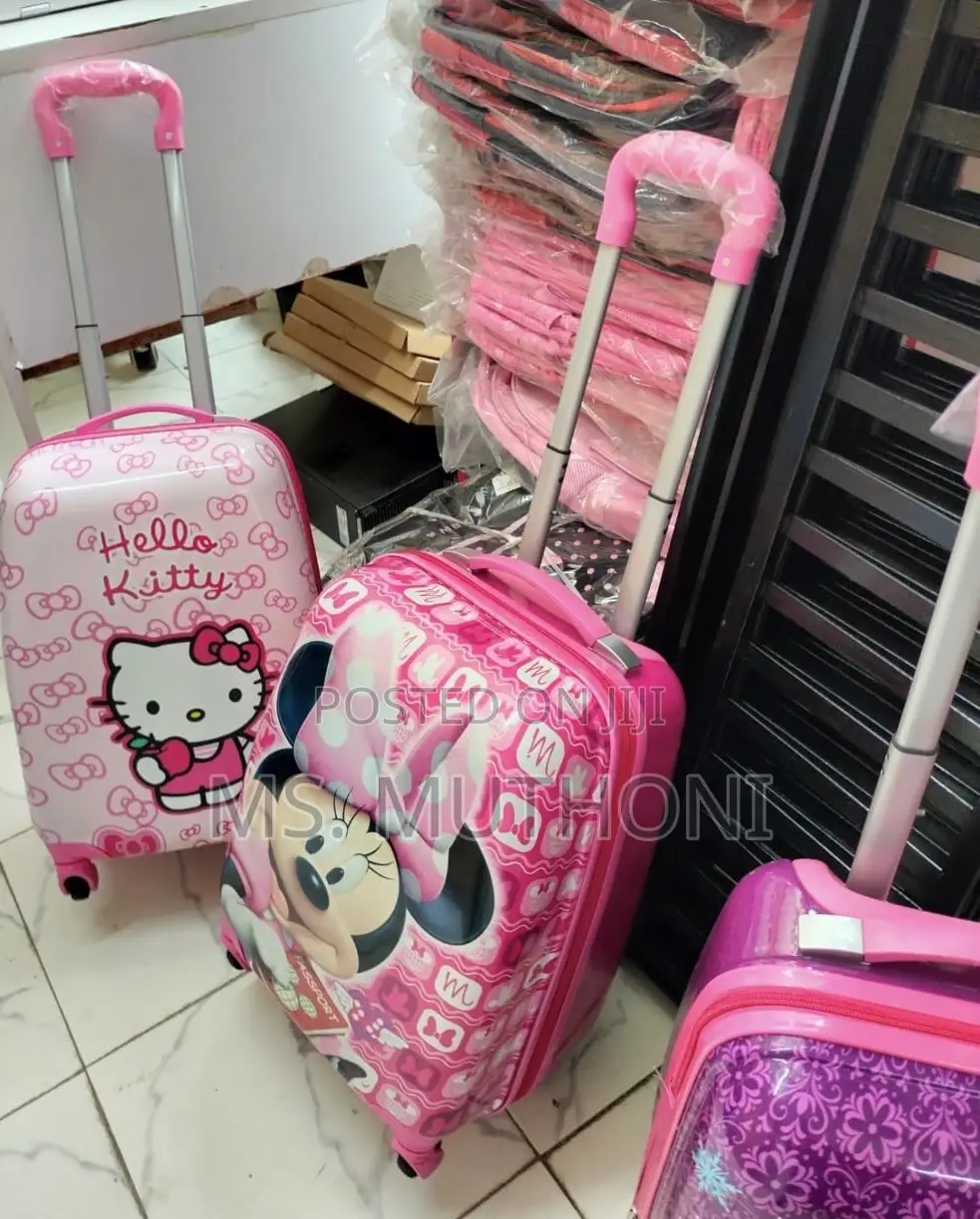 Kids Cartoon Themed Trolley Bags