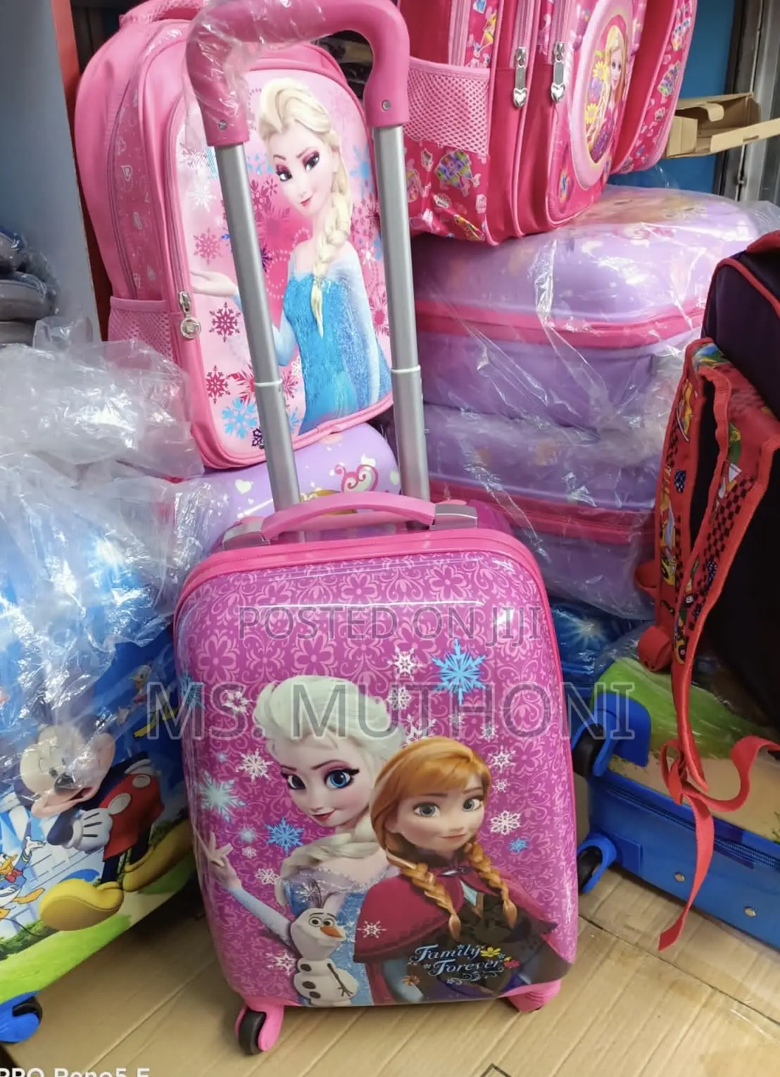 Kids Cartoon Themed Trolley Bags