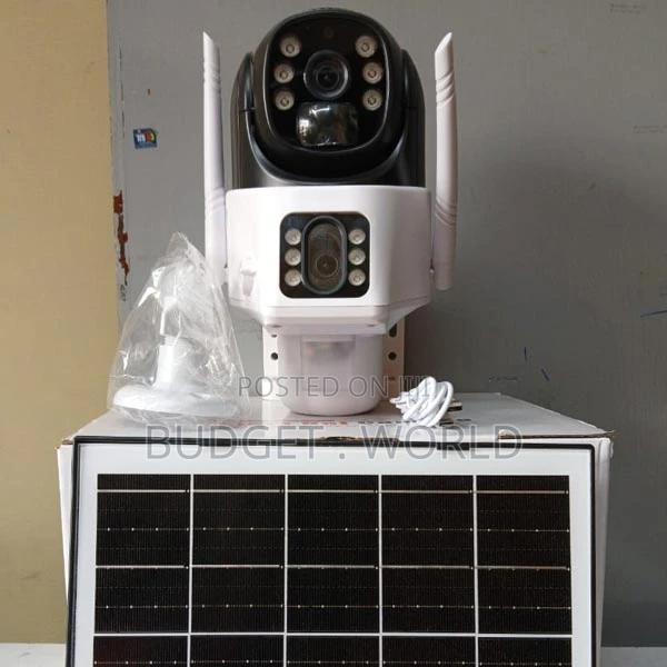 Outdoor CCTV Two Lens Smart 4g Solar Powered V380 Pro