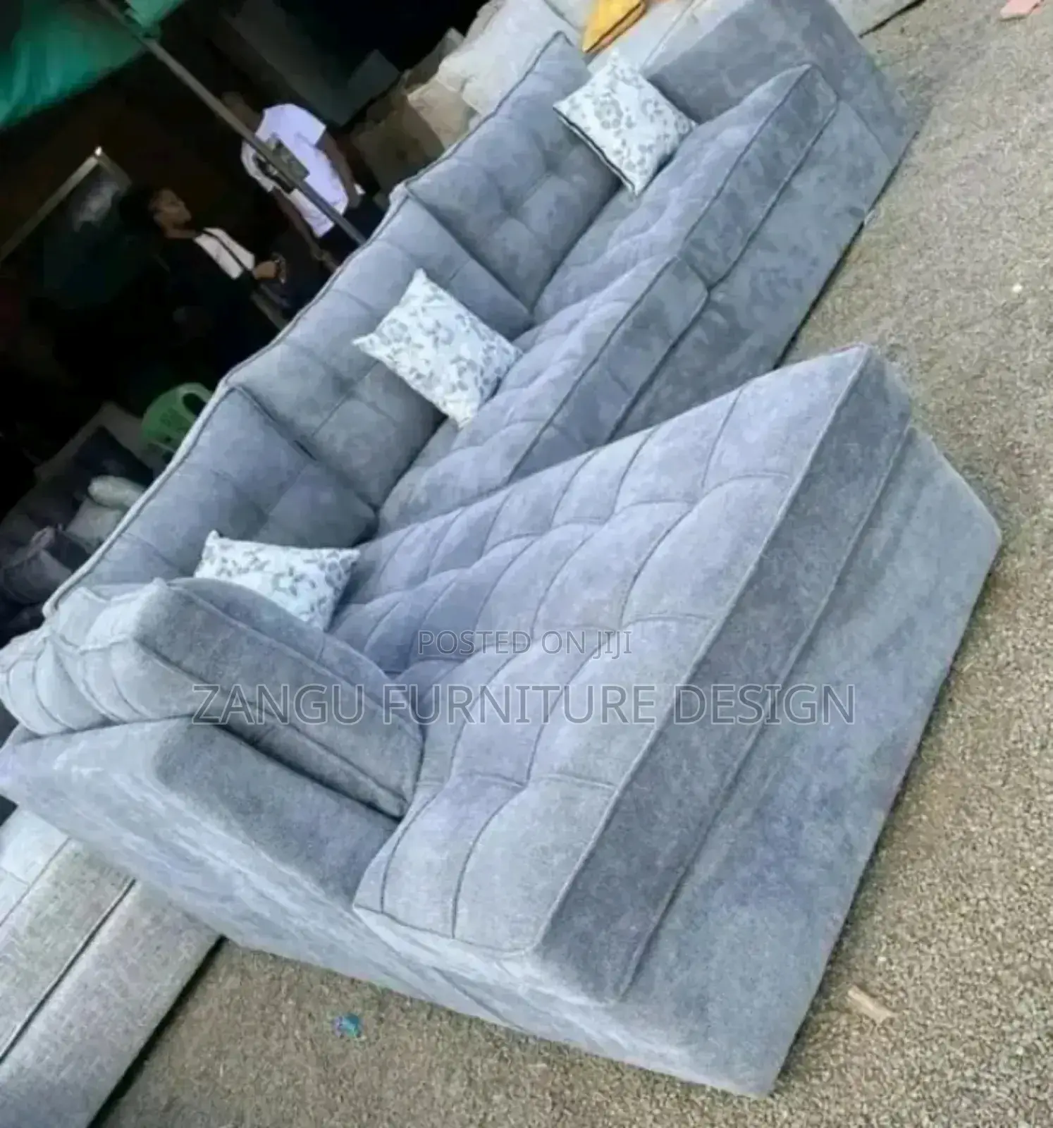 Corner Seats L-Shaped Sofas (With Fiber and Spring Cushions)