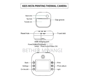 Kids Insta Printing Thermal Camera in Kenya