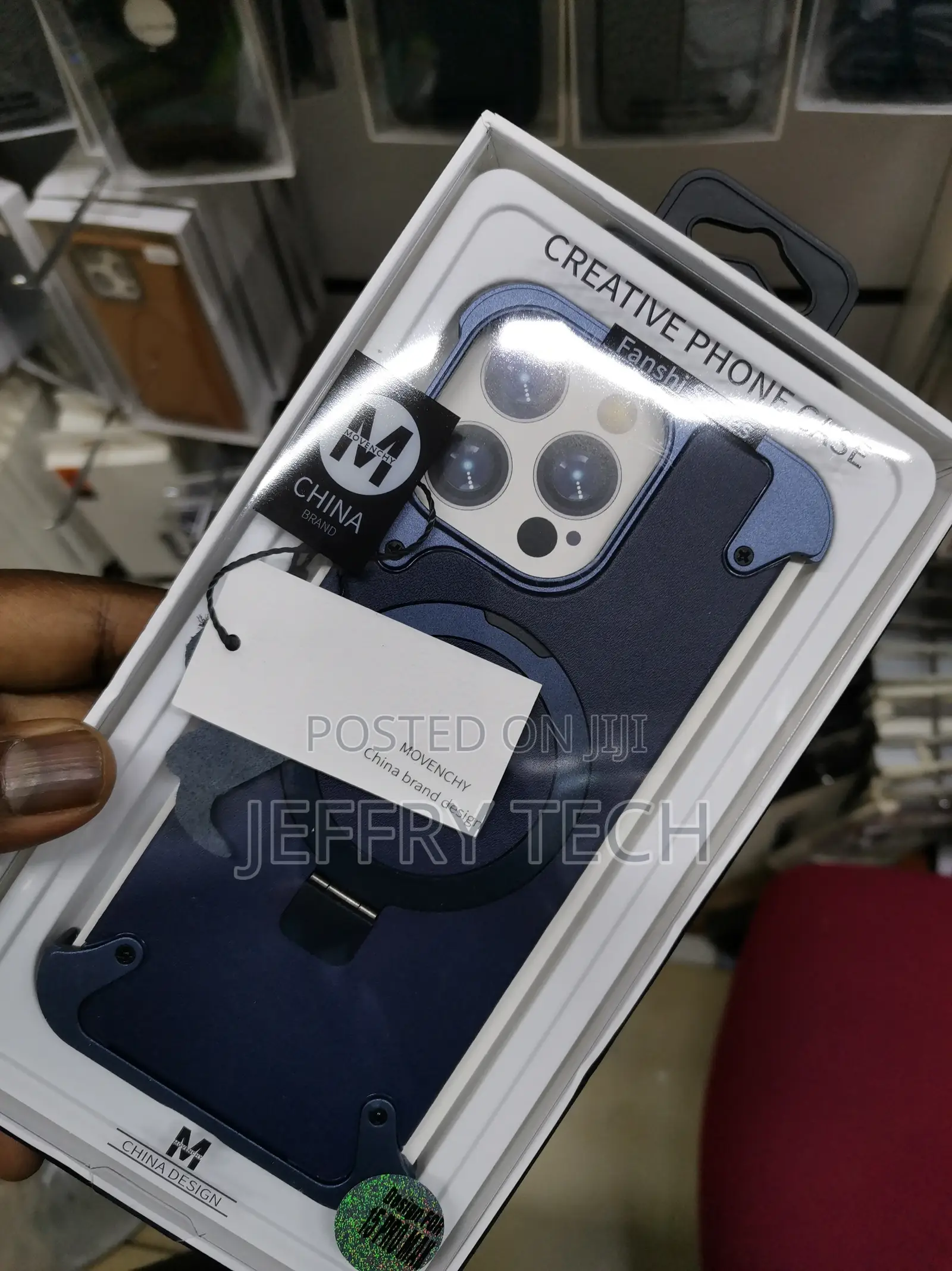 iPhone 15 Pro Max Frameless Armored Case With Kickstand