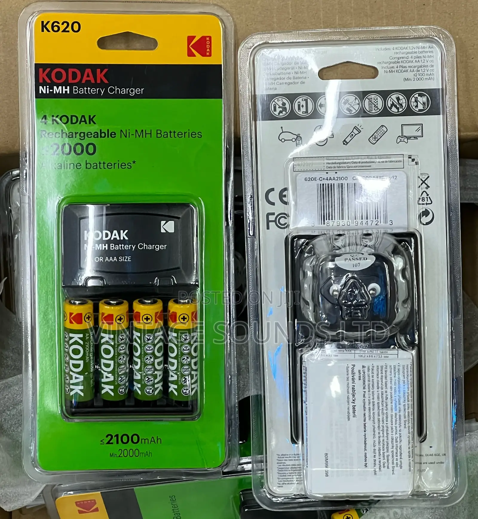 Kodak Aa Rechargeable Batteries Aa W/Charger 