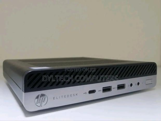 Desktop Computer HP EliteDesk 800 G4 8GB Intel Core I5 SSD 256GB - thumbnail 3