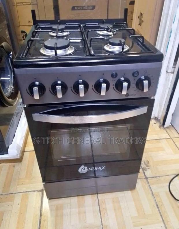 Nunix 50*55 Full Gas Free Standing Cooker With an Oven