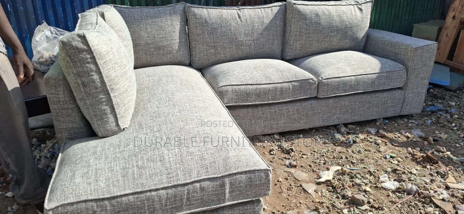 Comfortable Sofa and Footrest