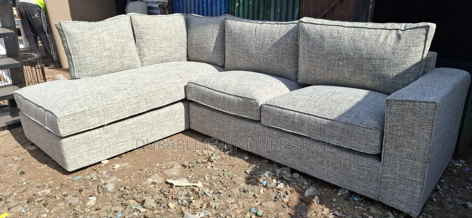 Comfortable Sofa and Footrest