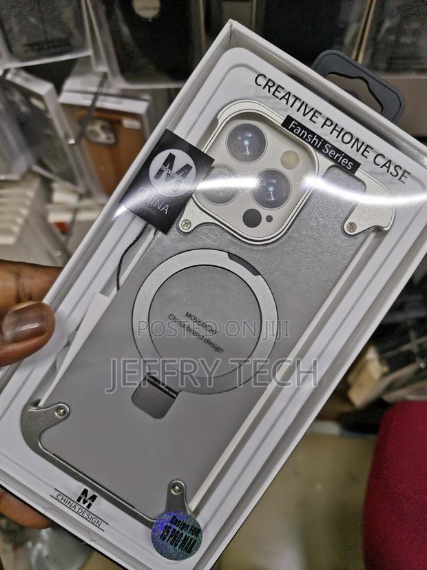 Magsafe Metal Frame Case for iPhone 15 Po Max Grey - thumbnail 2