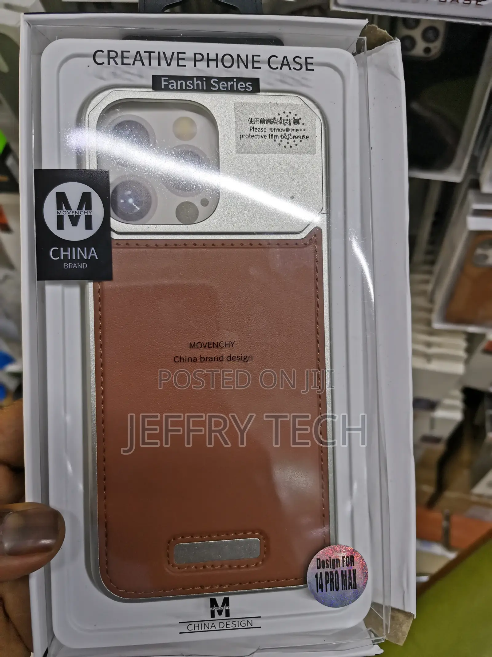 Aluminum Alloy Aromatherapy Leather Case F iPhone 14 Pro Max