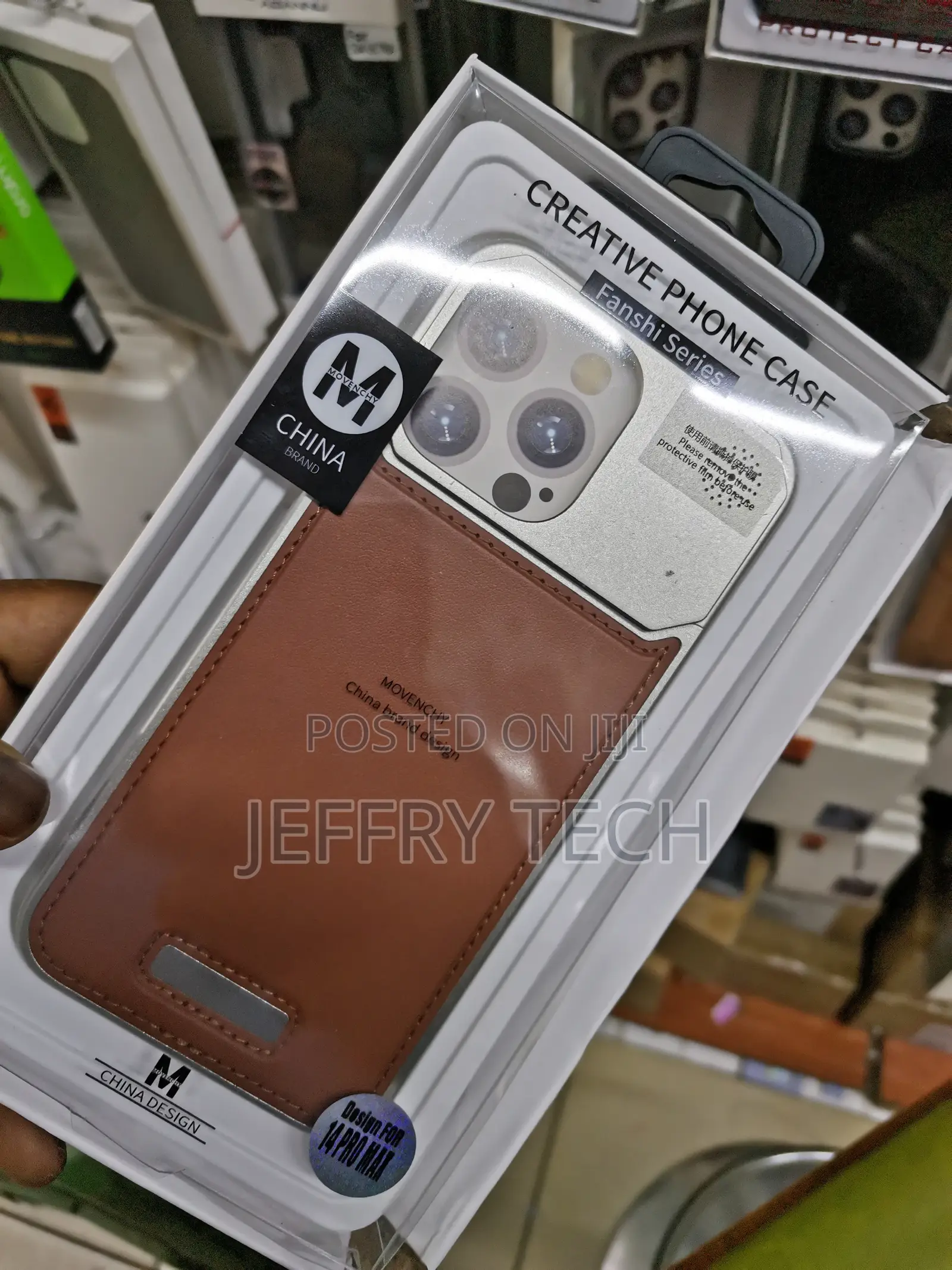 Aluminum Alloy Aromatherapy Leather Case F iPhone 14 Pro Max
