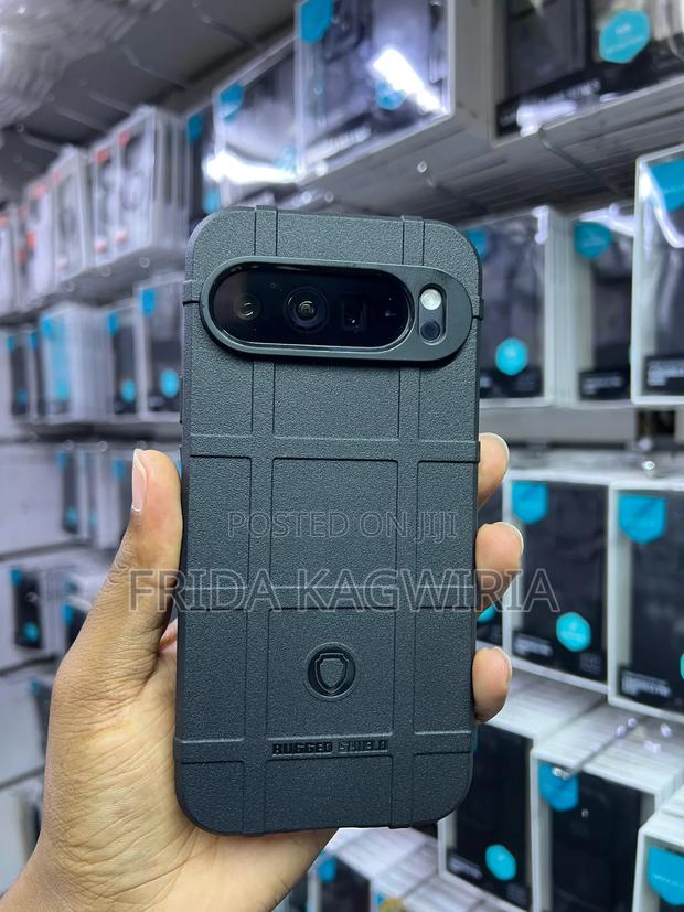 Google Pixel 9 Pro Rugged Shield Shockproof Back Cover - main view